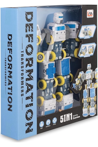 Can Oyuncak Ufo Transformers - Mavi Standart