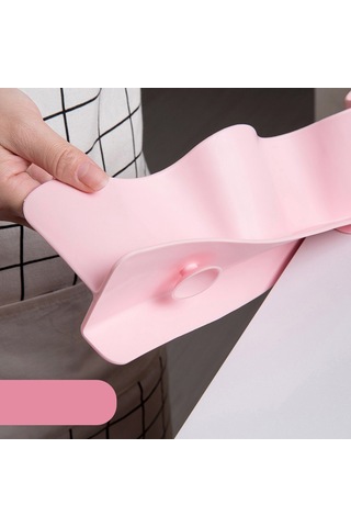Su Sıçrama Koruması Bölme Tahtası Enayi Lavabo Lavabo Tahtası Mutfak Aletleri - Pembe