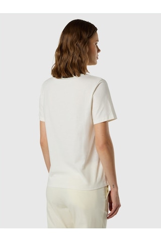 North Sails Kısa Kollu Kadın T-shirt-33530 Beyaz