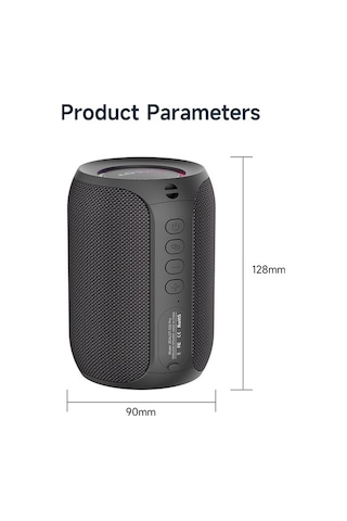 Moly Zealot S32 Pro Bluetooth Hoparlör, Siyah, 15w Stereo, 3000mah, Dış Mekan Kullanıma Uygun Hoparlör