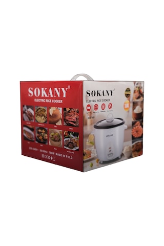 Sokany SK-07058 1.8 L Elektrikli Pilav Makinesi Ve Buharlı Pişirici