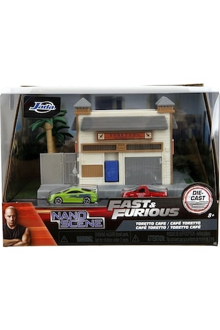 Jada Fast & Furious Nano Scene Diorama Dom Torreto's Market & Cafe