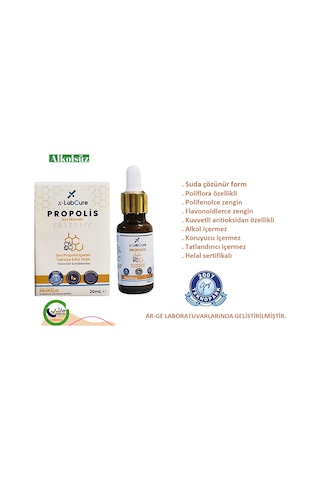 X-Labcure D3 K2 Vitamin + Lügol İyot Solüsyonu + Propolis Damla 3 x 20 ML