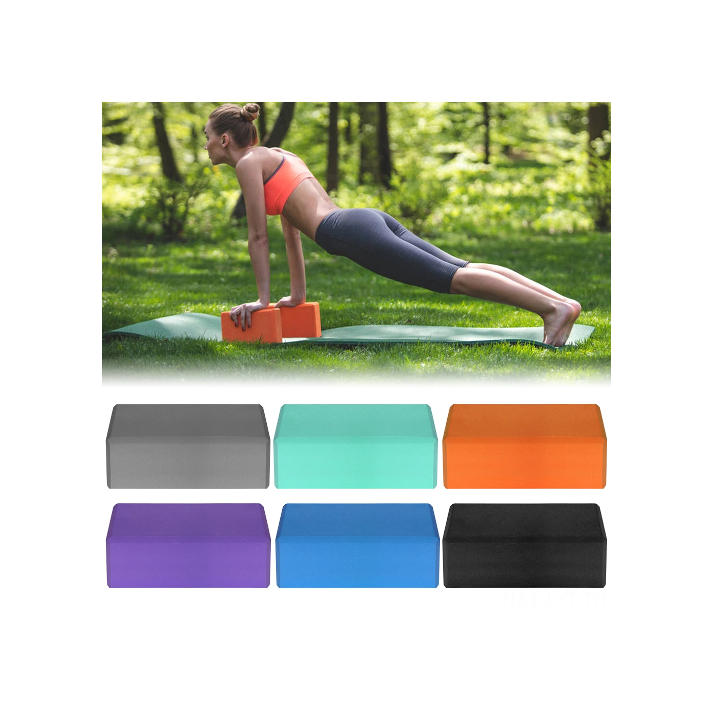 Youtek Stabilite Ve Dengede Yardımcı Eva Yoğunluklu Antrenman Bloku - Mavi, 1 Adet Mavi