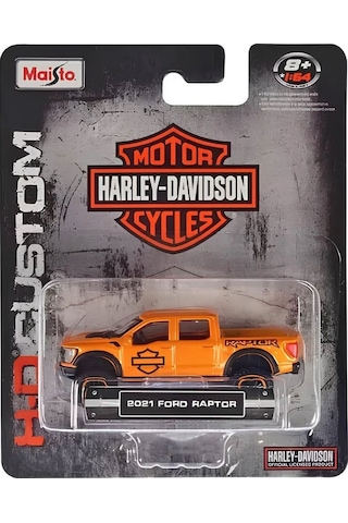 Maisto 1:64 Harley Davidson 2021 Ford Raptor 15380 Turuncu