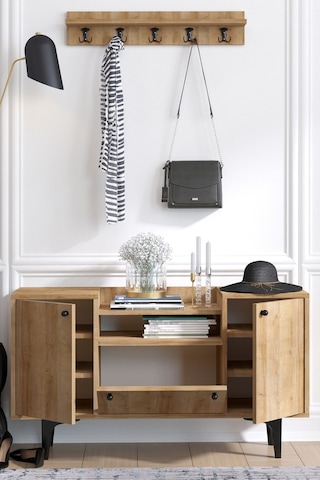 Decormet Grady Ayakkabılık Safir Meşe - Dec-20032 Çok Renkli