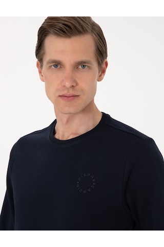 Pierre Cardin Erkek Lacivert Sweatshirt 50314978-vr033 Lacivert