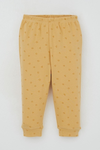 Breeze Erkek Bebek Pijama Takımı Mini Geometrik Şekiller 4 Ay-1 Yaş, Hardal Sarı Hardal Sarı