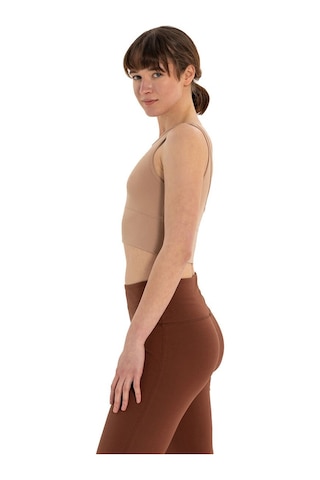 Inguz Kalın Askılı Ecovero Basic Crop Bej
