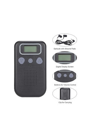 Hongboboutique Battery-powered İn-ear Hearing Aid With Built-in Headphones, Suitable For Seniors And Adults. 01