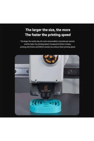 Moly Hotend Seti Bambu Lab A1/a1 Mini İçin, 0.2mm Sert Çelik Nozul