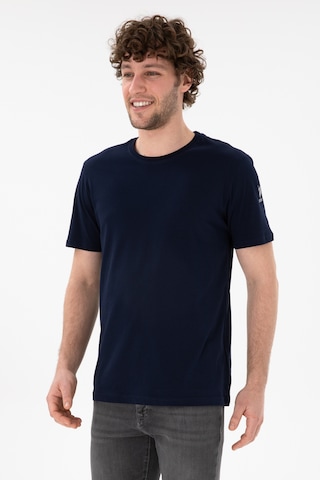 U.S. Polo Assn. Erkek Regular Fit Bisiklet Yaka Lacivert Basic Tişört 50305985-VR033