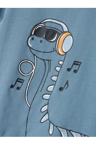 Name It Nmmvilasse Ss Nreg Top Erkek Çocuk T-shirt 13241571 Mavi