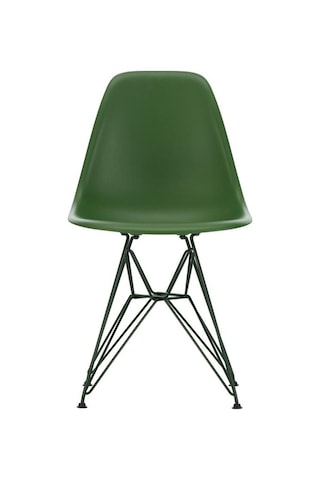 Vitra Eames Plastik Yan Sandalye Re Dsr Duotone, Geri Dönüştürülmüş Plastik Yeşil