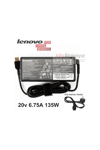 Laptopyedekparca Lenovo Uyumlu Ideacentre F0Cb00Kttx Adaptör Şarj Cihazı 20V 6.75