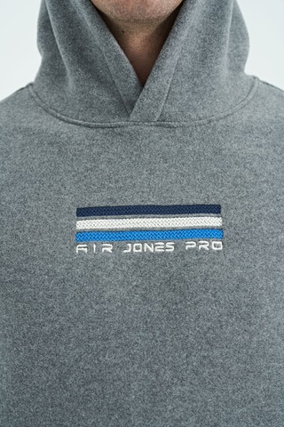 Tommy Life Hern Gri Melanj Erkek Polar Sweatshirt - 88301 GRİ MELANJ