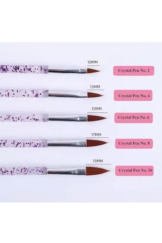 Nail Art Akrilik Jel Tırnak Fırça Seti 20li