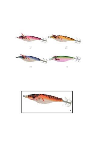 Captain 3003 Kalamar Zokası 6cm Excelance Squid