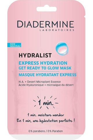 Diadermine Hydralist Express 1Min Nem Maskesi 8Ml Diadermine Hydralist Express 1Min Nem Maskesi 8Ml