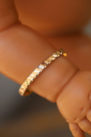 Yenigün Kuyumculuk 14 Ayar Altın 2,75 Gr Bebek Altın Bilezik Model 3