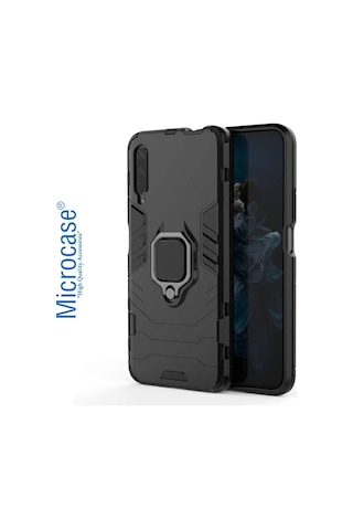 Huawei P Smart Pro 2019 Batman Yüzük Standlı Kılıf + Cam (Seç)