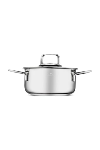 Jumbo New Lyon 5 Parça Çelik Midi Tencere Set Gümüş