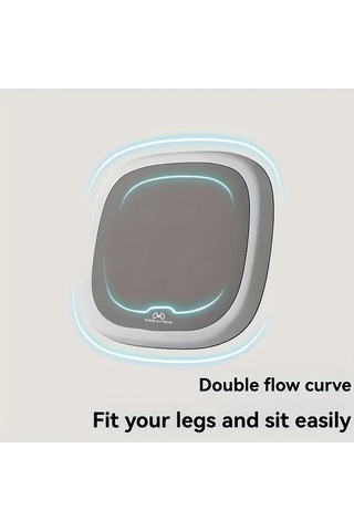 Xuweiwei Fildişi Beyazı Ergonomik Jel Oturma Yastığı Ev Ofis Araç İçin 10 Saat Rahat Oturma Kalça Basıncını Azaltan Polyester Kumaş Fildişi Beyazı