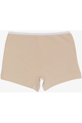 Breeze Kız Çocuk Boxer Hello Yazı Baskılı 5-11 Yaş, Bej-bej Bej