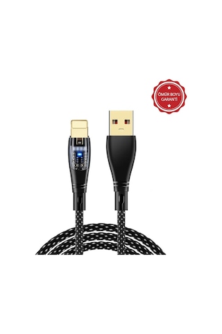 Schitec 6a 120w Usba To Lightning 1m Hızlı Şarjkablo Siyah Yk233s