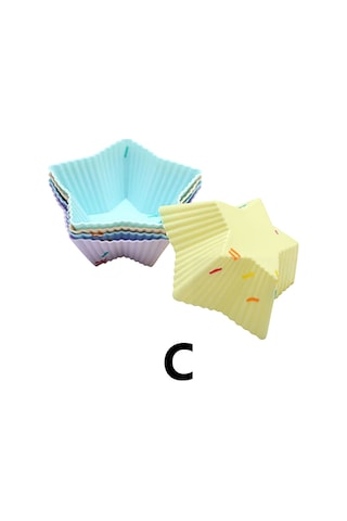 20'li Paket Silikon Muffin Kabı Ve Küçük Kek Kabı İçin Güzel, Sevimli, Yüksek Kaliteli, Güvenli Pişirme Kalıbı