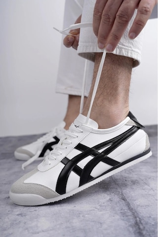 Bs Shoes Tayger Unisex Spor Ayakkabı Kaymaz Taban Oxford Sneakers Beyaz Siyah