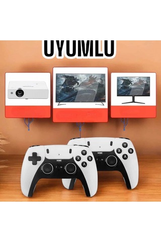 X8 Pro 3d Game Stick Retro Oyun Konsolu 30.000+ Oyun Ve Çift Joystick