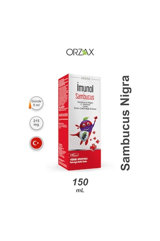 İmunol Sambucus Şurup 150 Ml