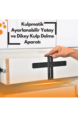 Kulpmatik Ayarlanabilir Yatay Ve Dikey Kulp Delme Aparatı