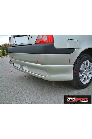 Dacia Solenza Arka Tampon Eki Fiberglass Boyasız