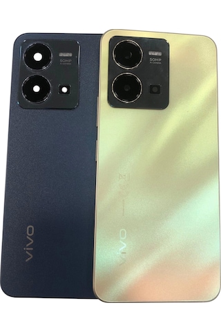 Vivo Y35 V2205 Kasa + Arka Kapak Pil Kapağı Mavi