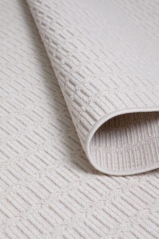 Seyran Loopy 621 Krem Halı Ince Mutfak Kilim Salon Kesme Halı Yolluk Krem