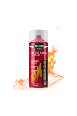 Works Yangın Savar Sprey 500 Ml Portatif,hızlı,etkili,taşınabilir Yangın Söndürücü Köpük