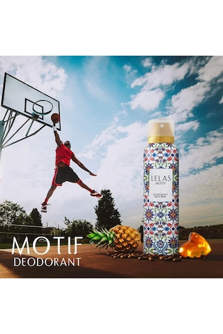 Lelas Motif Unisex Sprey Deodorant 150 ML