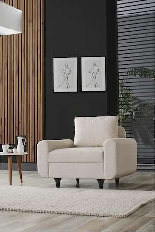 Kagu Corner Flavia Plus Köşe Takımı Berjerli Krem