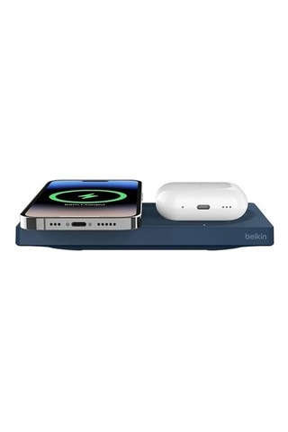 Belkin Wiz019vfbl-apl Boostcharge Pro 2 In 1 Magsafe 15w Kablosuz