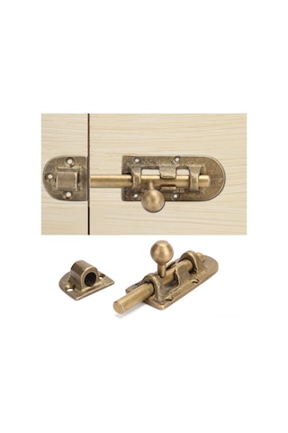 Springsun Klasik Bronz Paslanmaz Demir Kapı Bağlacı, Ahşap Kapı Ve Pencere İçin Güvenlikli, Dayanıklı Metal Aksesuar