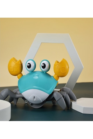 Seher Şarjlı Müzikli Hareketli Oyuncak Yengeç Yürüme Yardımcısı Otomatik Sensörlü