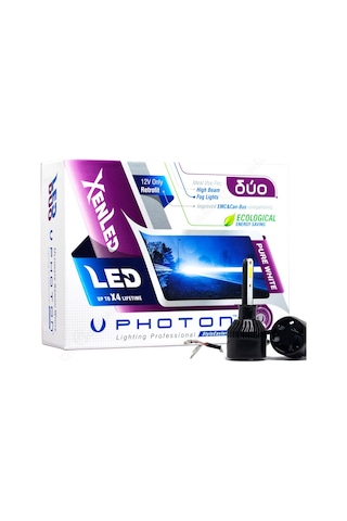 Photon Duo Serisi Led Headlight Beyaz Işık 12V Led Xenon H1