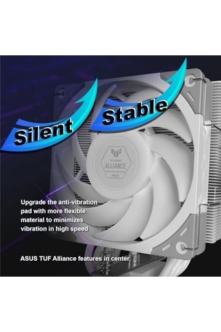 Scythe Mugen 6 Tuf Gamıng Edıtıon Beyaz, 120mm Wonder Tornado Fanlı Sessiz Hava Soğutucu, Intel Lga 1700 & Amd Am5/am4 Uyumlu Tower Soğutucu
