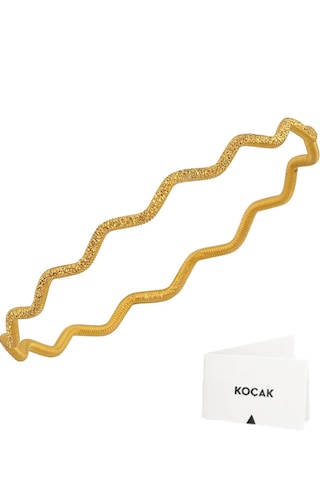 Koçak 22 Ayar 10 Gr Zigzag Desenli Ajda Bilezik 22blz579
