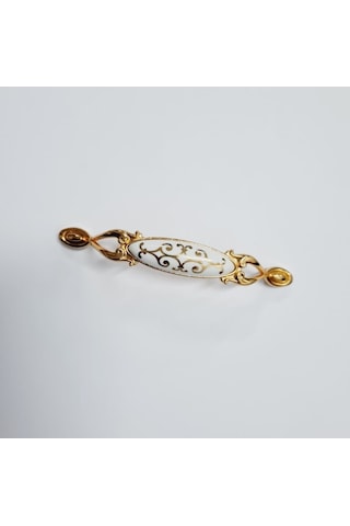 Miray 96 Mm Metal Gold Porselen Motif Desenli / 5 Adet Altın
