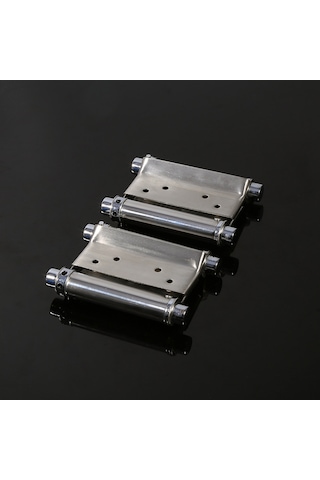 Yaleker 3 İnç Çift Yönlü Açılır Paslanmaz Çelik Yaylı Menteşe, Bar Kapıları İçin Dayanıklı, İki Adet Paket Diğer