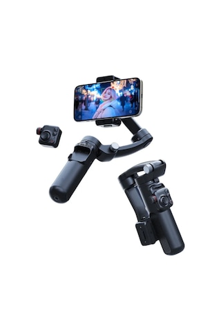 Tokqı M02 Telefon Gimbal Telefon Sabitleyici - Siyah -