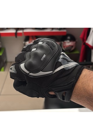 Mj Moto Mj M05 Universal Yüksek Korumalı Dokunmatik Özellikli Kaydırmaz Eldiven Siyah